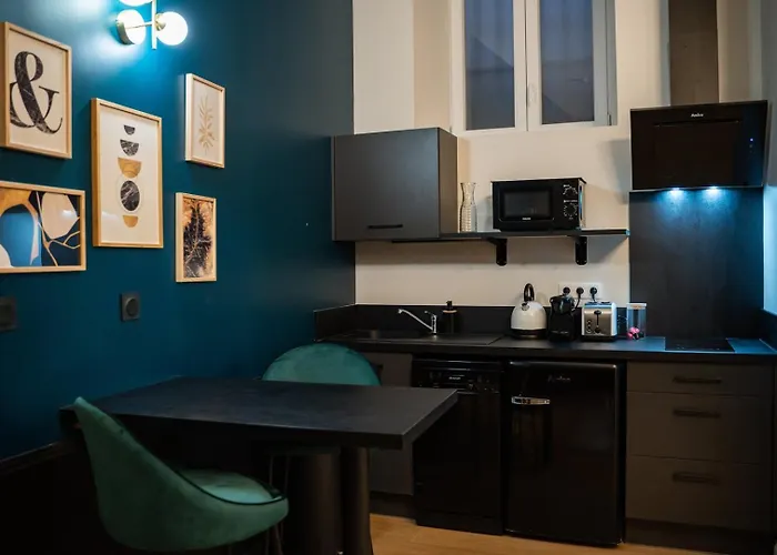 Appartement Le Baroque - Grand T2 Confort, Lit Queen Size *