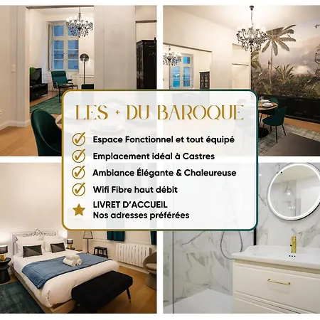 Le Baroque - Grand T2 Confort, Lit Queen Size Apartamento Castres (Tarn)